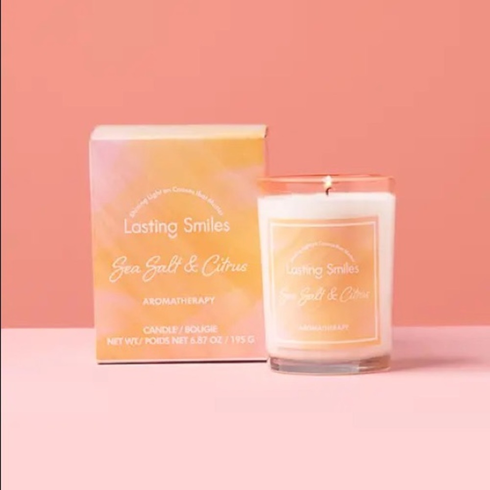 Lasting Smiles Sea Salt & Citrus - Aromatherapy Candle
